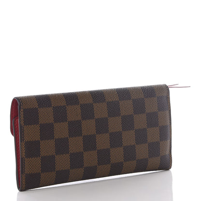 Louis Vuitton Damier Ebene Josephine Wallet Red 2 of 8
