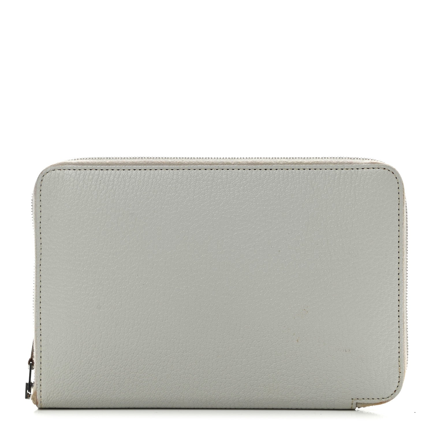 Hermes Chevre Mysore Azap GM Combined Wallet Gris Pale 1 of 9