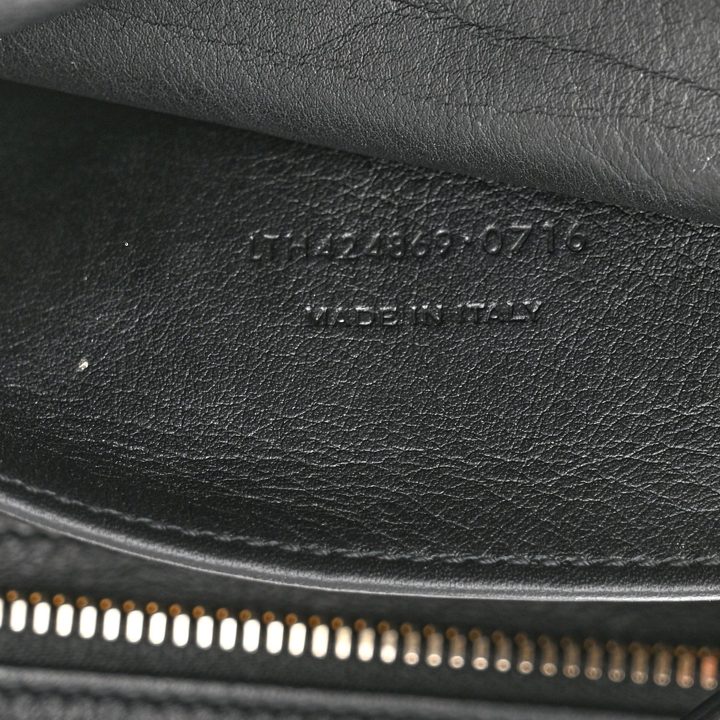 Calfskin Small Monogram Cabas Black