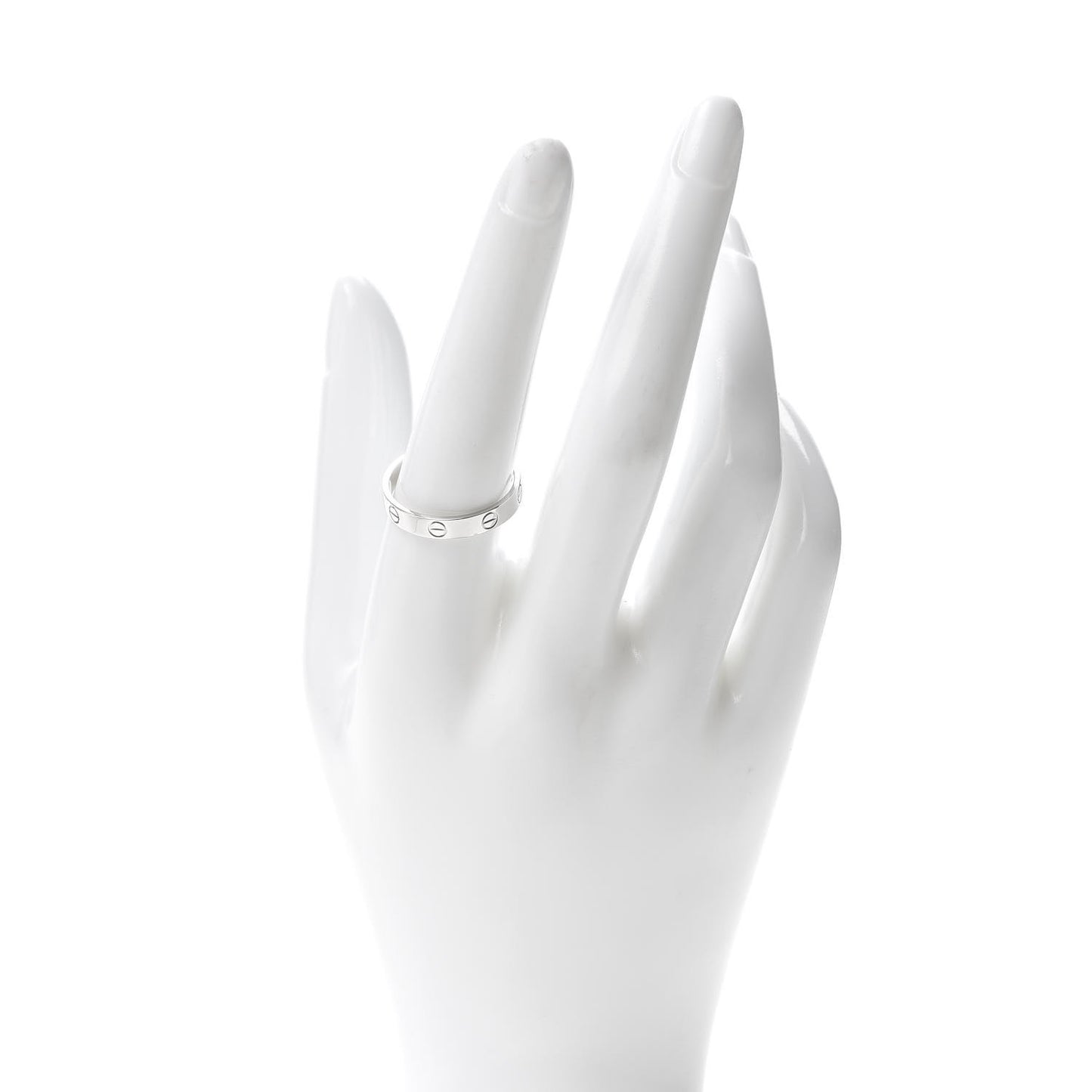 Platinum 3.5mm LOVE Wedding Band Ring 58 8.25