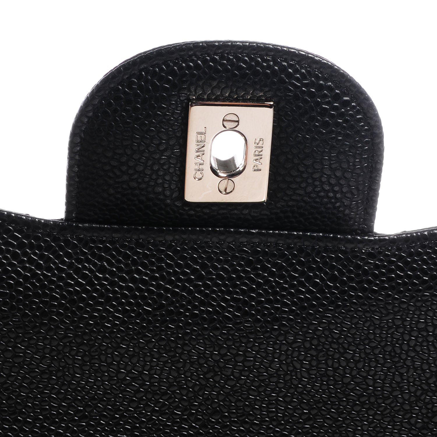 Chanel Caviar Quilted Jumbo Double Flap Black 5 of 9