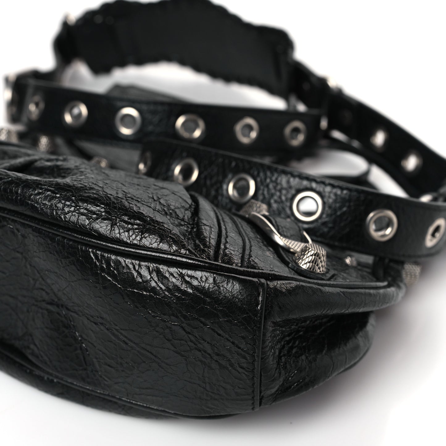 Agneau Arena Le Cagole Shoulder Bag XS Black