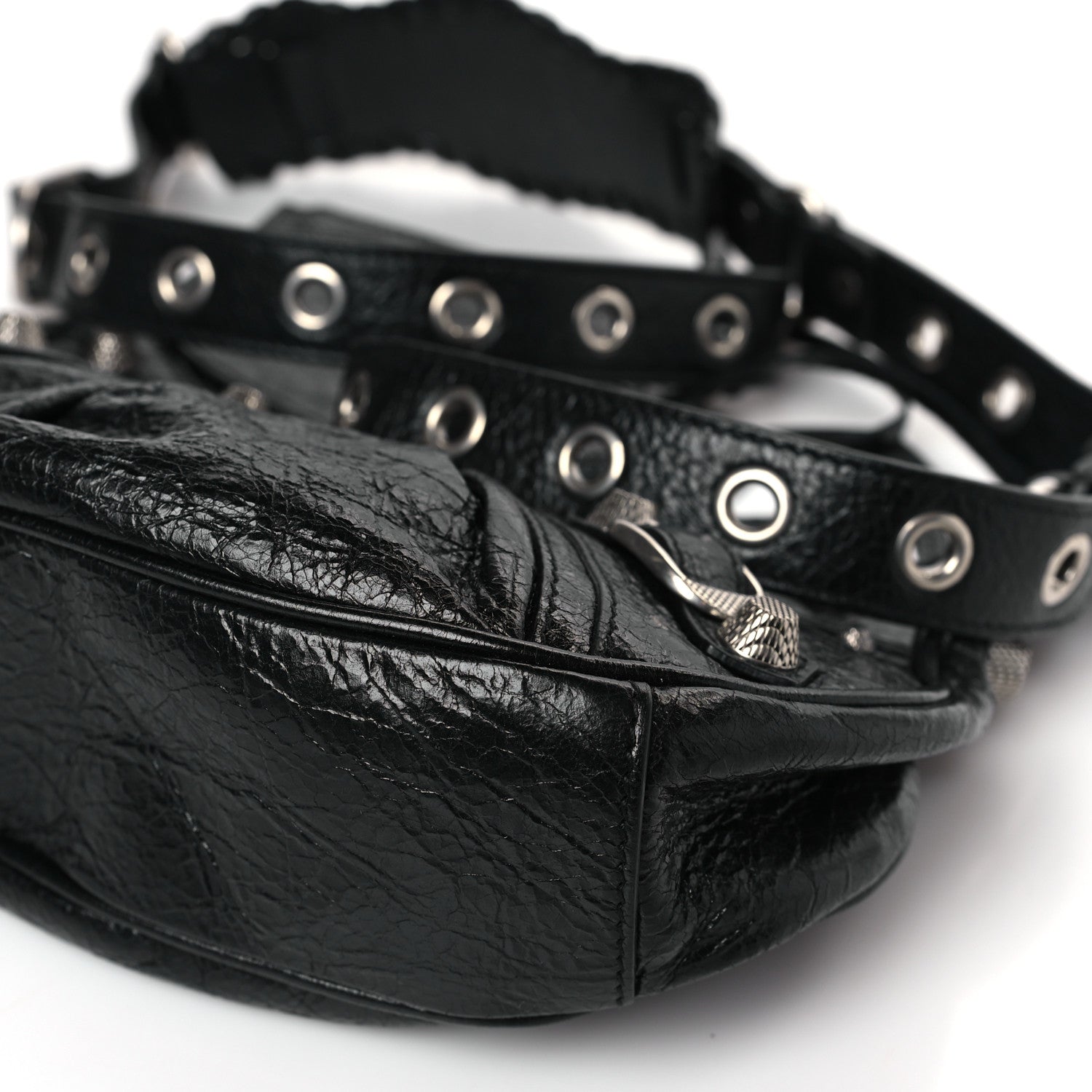 Balenciaga Agneau Arena Le Cagole Shoulder Bag XS Black 9 of 9