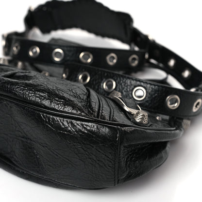 Balenciaga Agneau Arena Le Cagole Shoulder Bag XS Black 9 of 9