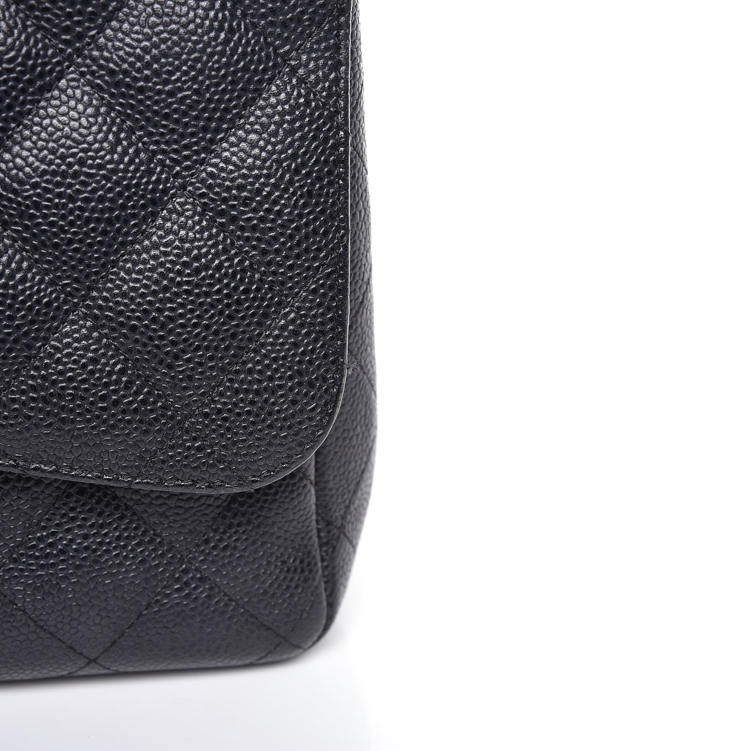 Chanel Caviar Quilted Jumbo Double Flap Black 12 of 12