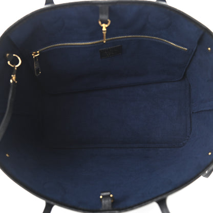 Louis Vuitton Empreinte Monogram Giant Neverfull MM Black 6 of 12