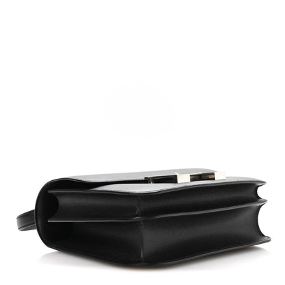 Hermes Madame Calfskin Lizard Constance 24 Black Ombre 4 of 11