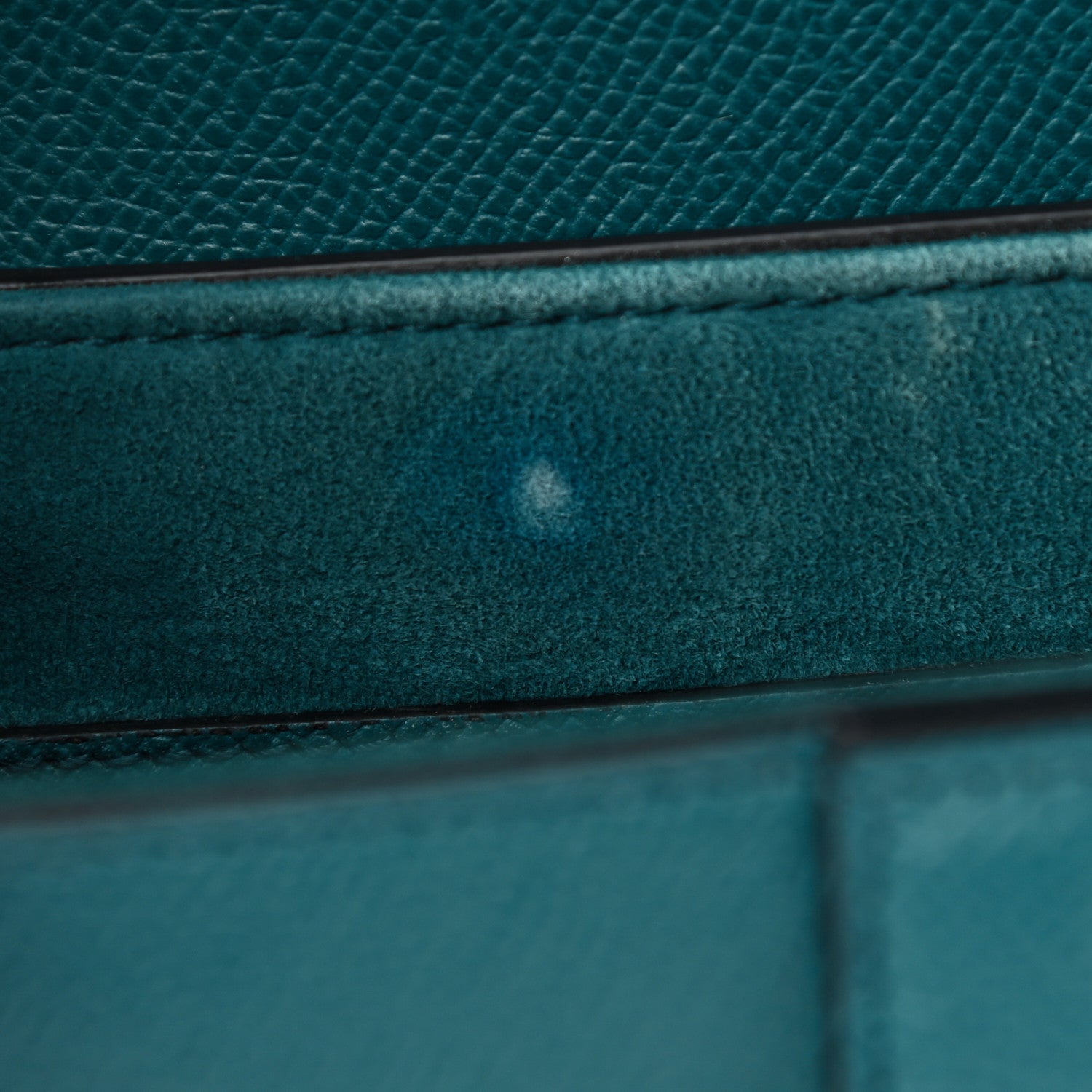 Christian Dior Grained Calfskin Saddle Bag Green 6 of 9
