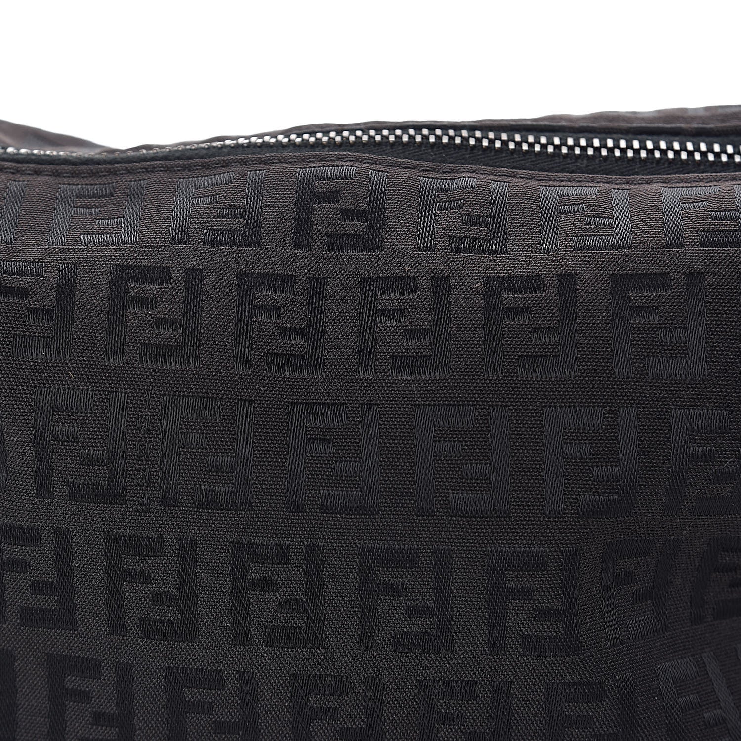 Fendi Zucchino Mini Pochette Black 14 of 14