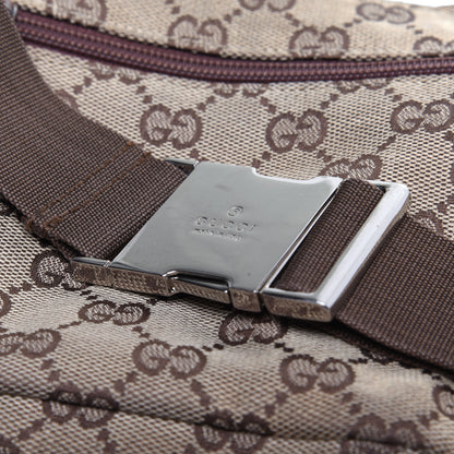Gucci GG Monogram Double Pocket Belt Bag Dark Brown 10 of 19
