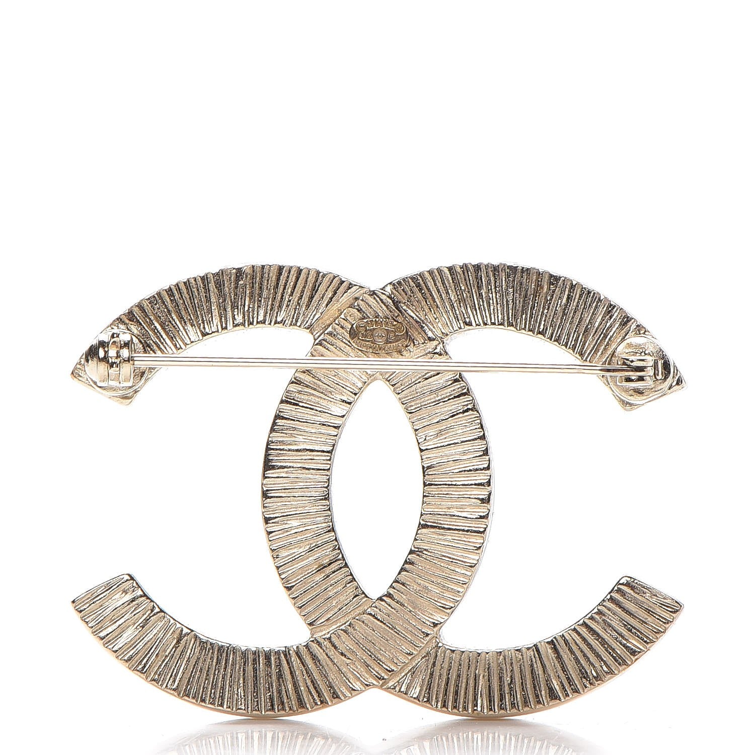 Chanel Pearl Studded CC Brooch Pin 3 of 6