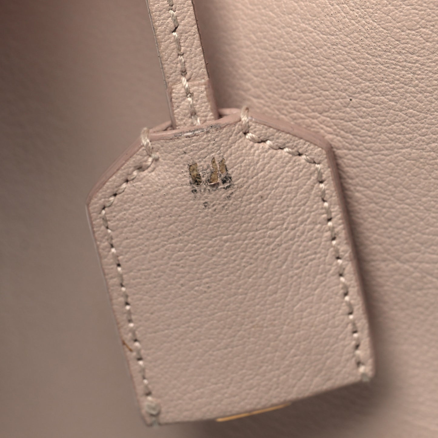 Calfskin Large Shopping Tote Pale Blush