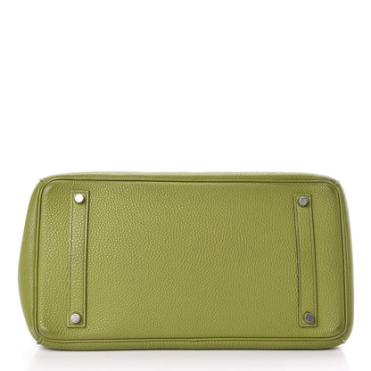 Hermes Togo Birkin 35 Vert Anis 6 of 53