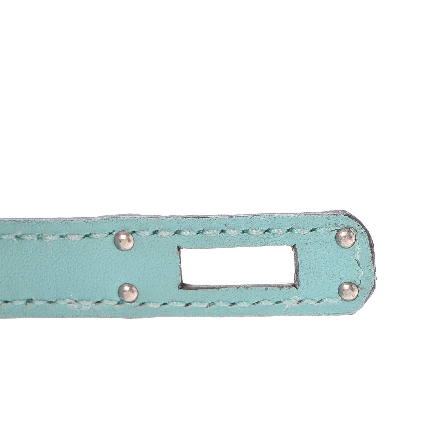 Hermes Swift Kelly Pochette Clutch Bleu Atoll 15 of 30