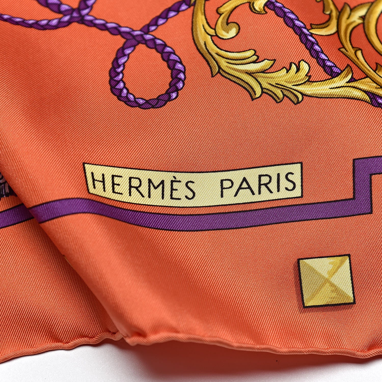Hermes Silk Keys Les Cles Scarf 90 3 of 7