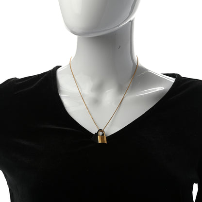 Hermes Swift Small O'Kelly Pendant Necklace Black 2 of 7