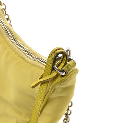 Prada Nylon Saffiano Re-Edition 2005 Shoulder Bag Ananas 18 of 19