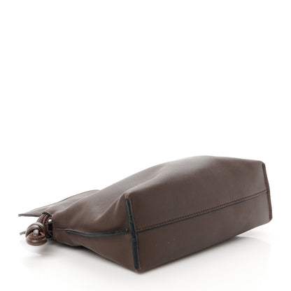 Loewe Calfskin Mini Flamenco Knot Clutch Chocolate 4 of 12