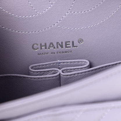 Chanel Aged Calfskin Chevron Quilted 2.55 Reissue 225 Flap Light Purple 6 of 10