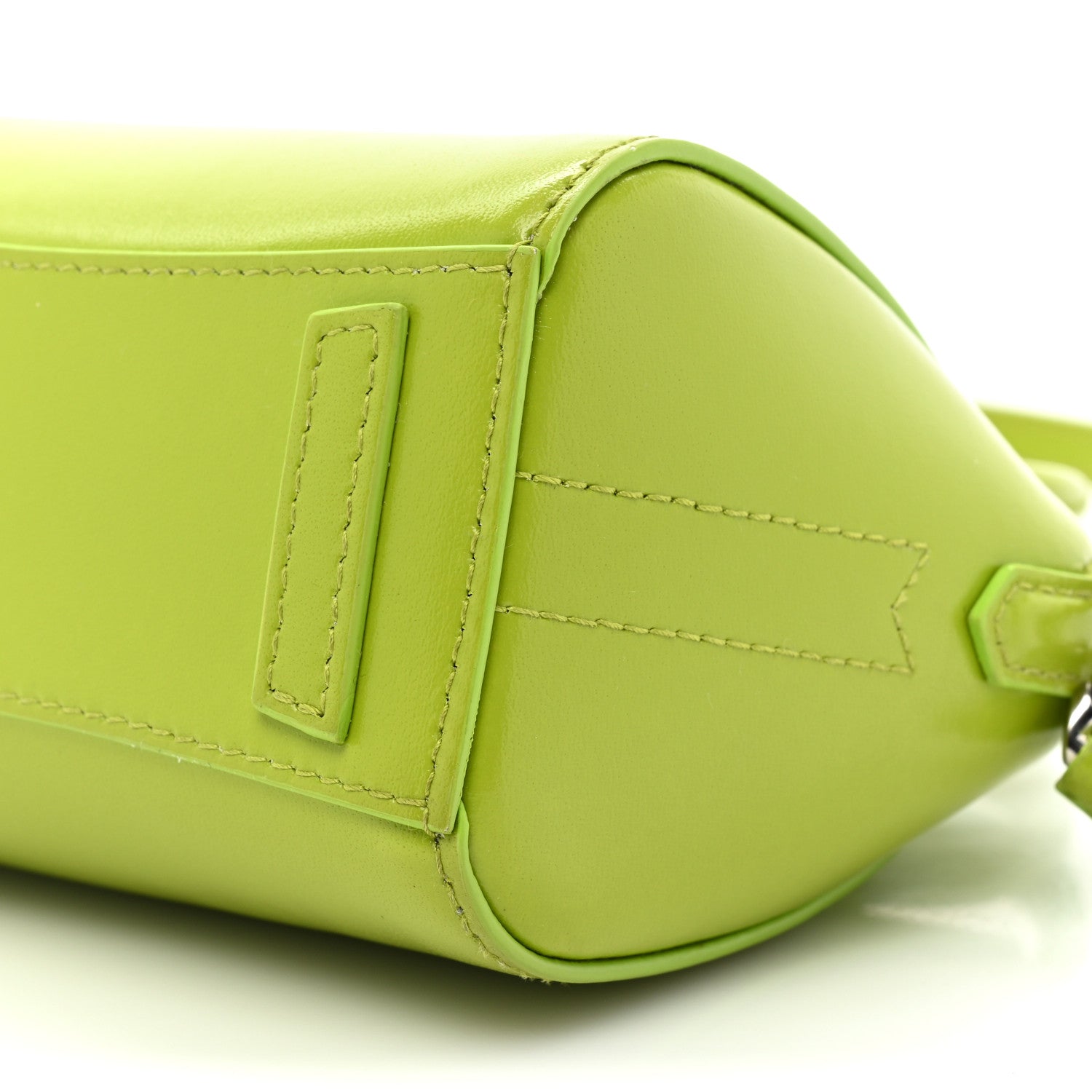 Givenchy Shiny Lord Calfskin Micro Antigona Citrus Green 8 of 13