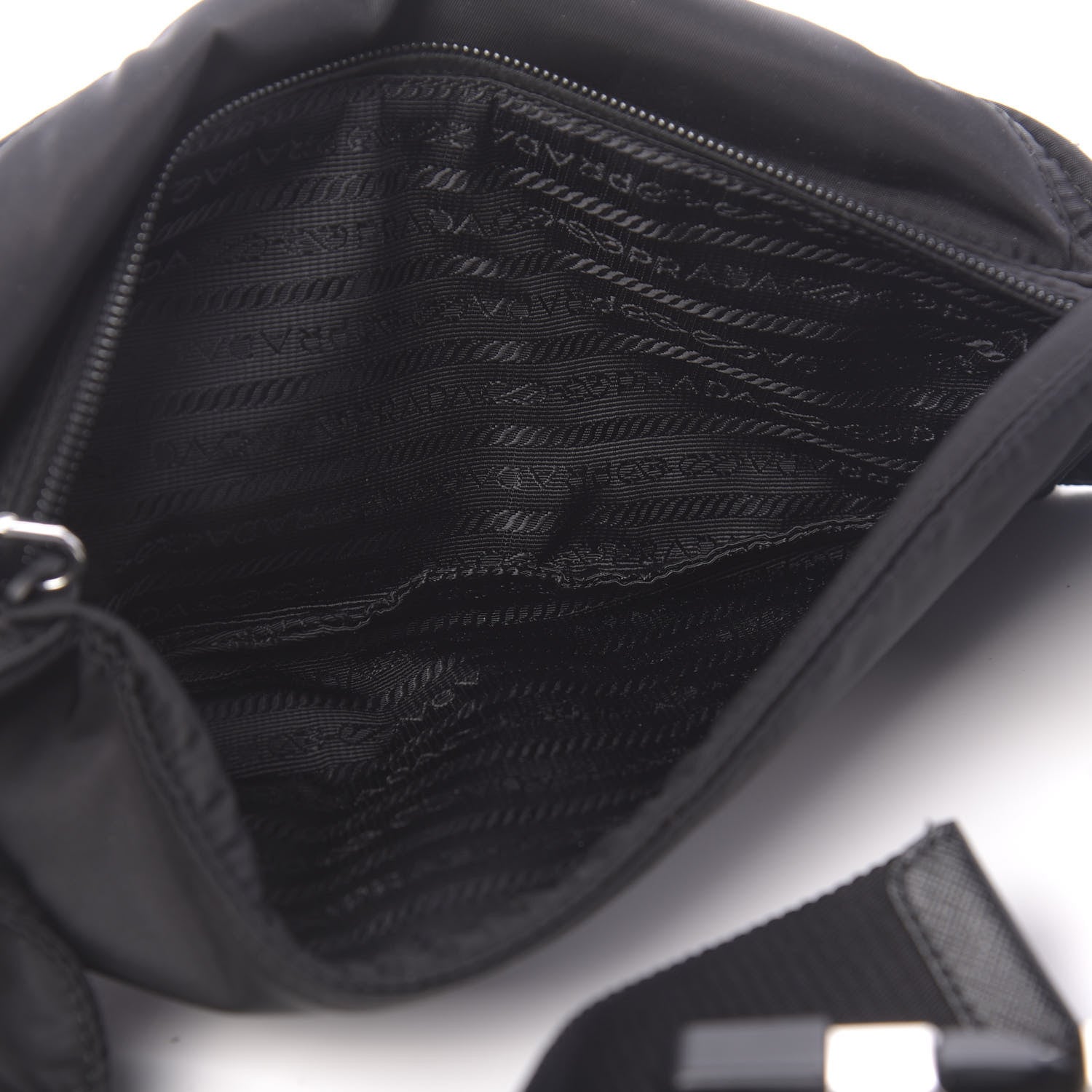 Prada Tessuto Nylon Belt Bag Black 5 of 11