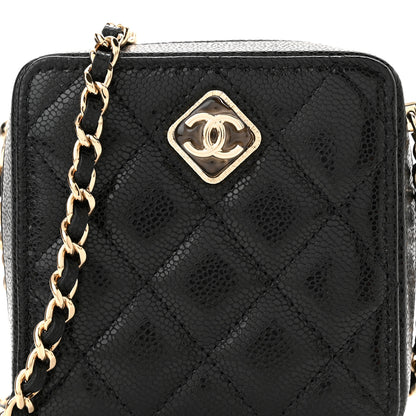 Chanel Caviar Quilted Clutch With Chain Black 8 of 11