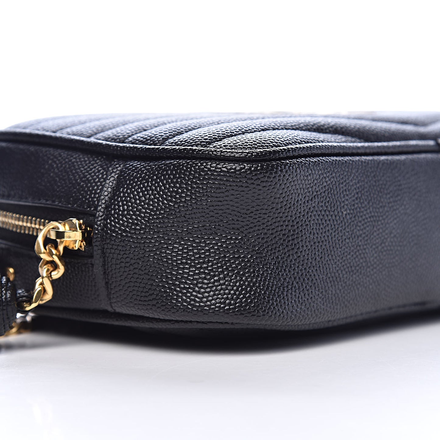 Grain De Poudre Matelasse Monogram Mini Lou Camera Bag Black