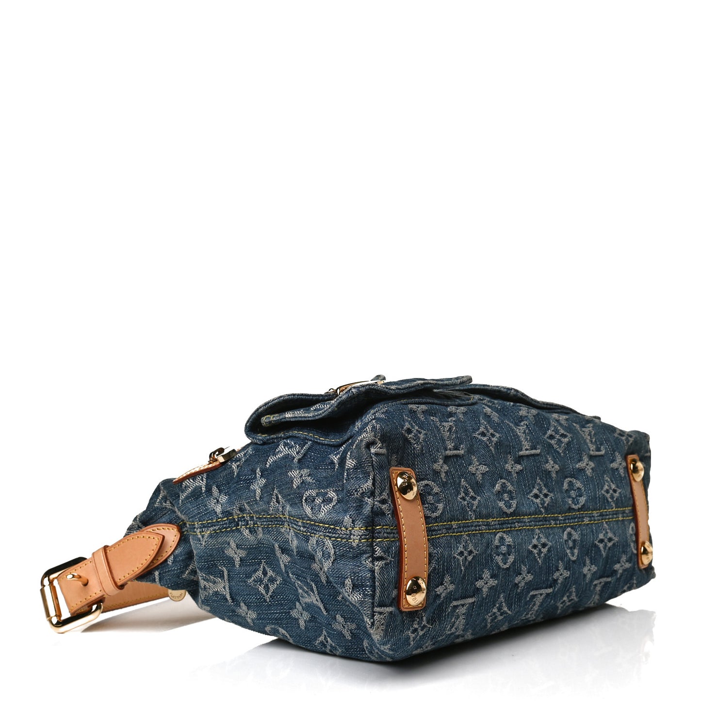 Monogram Denim Baggy PM Blue
