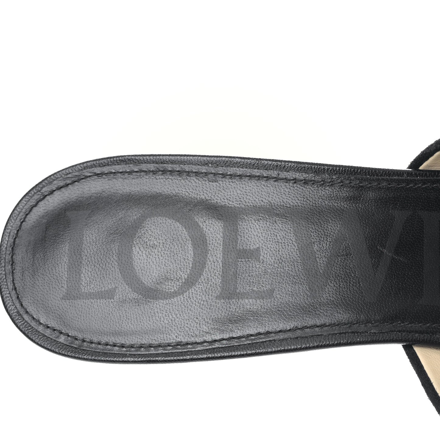 Crystal 50mm Petal Slide Sandals 41 Black