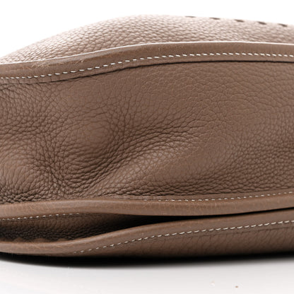 Hermes Taurillon Clemence Amazone Evelyne II PM Gris Tourterelle 9 of 12