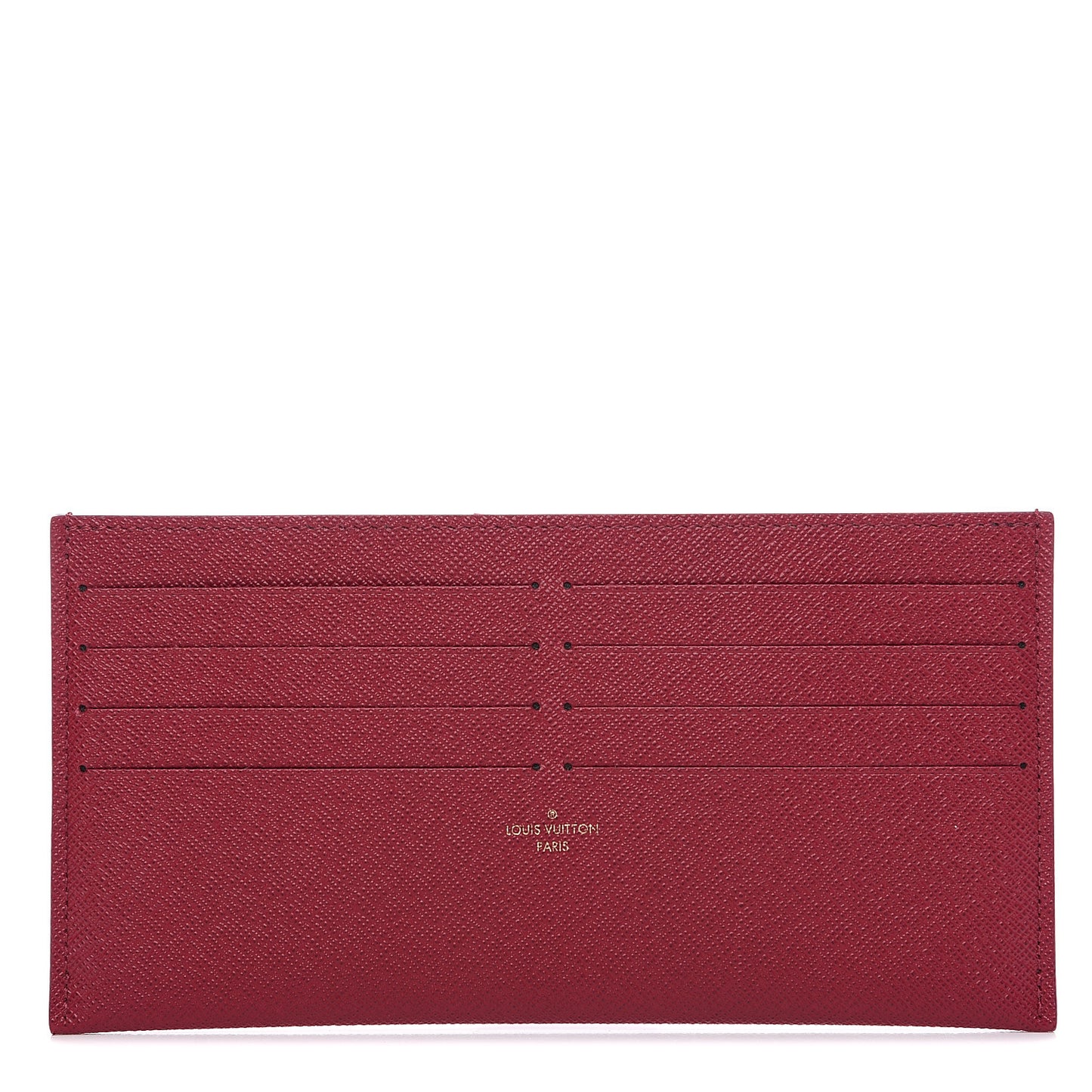 Calfskin Felicie Card Holder Insert Fuchsia