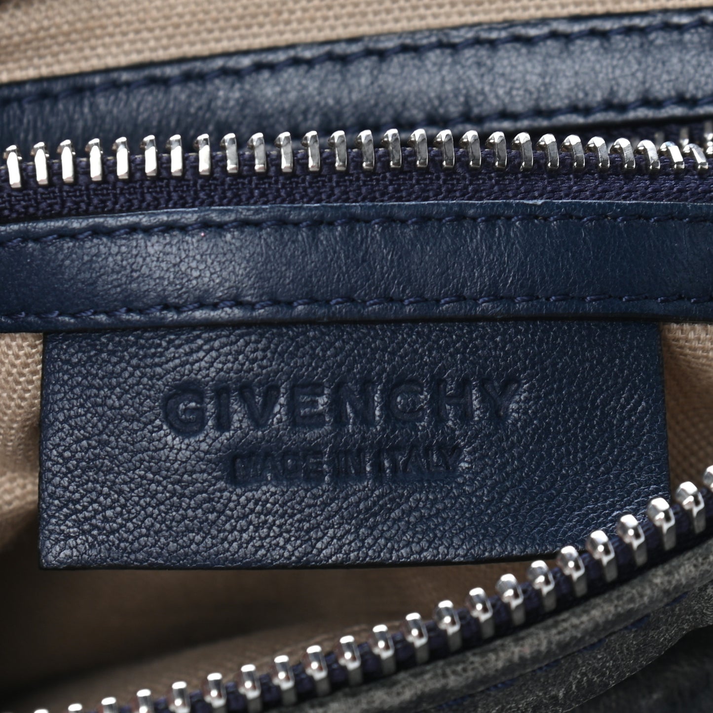 Tumbled Sheepskin Small Pandora Navy