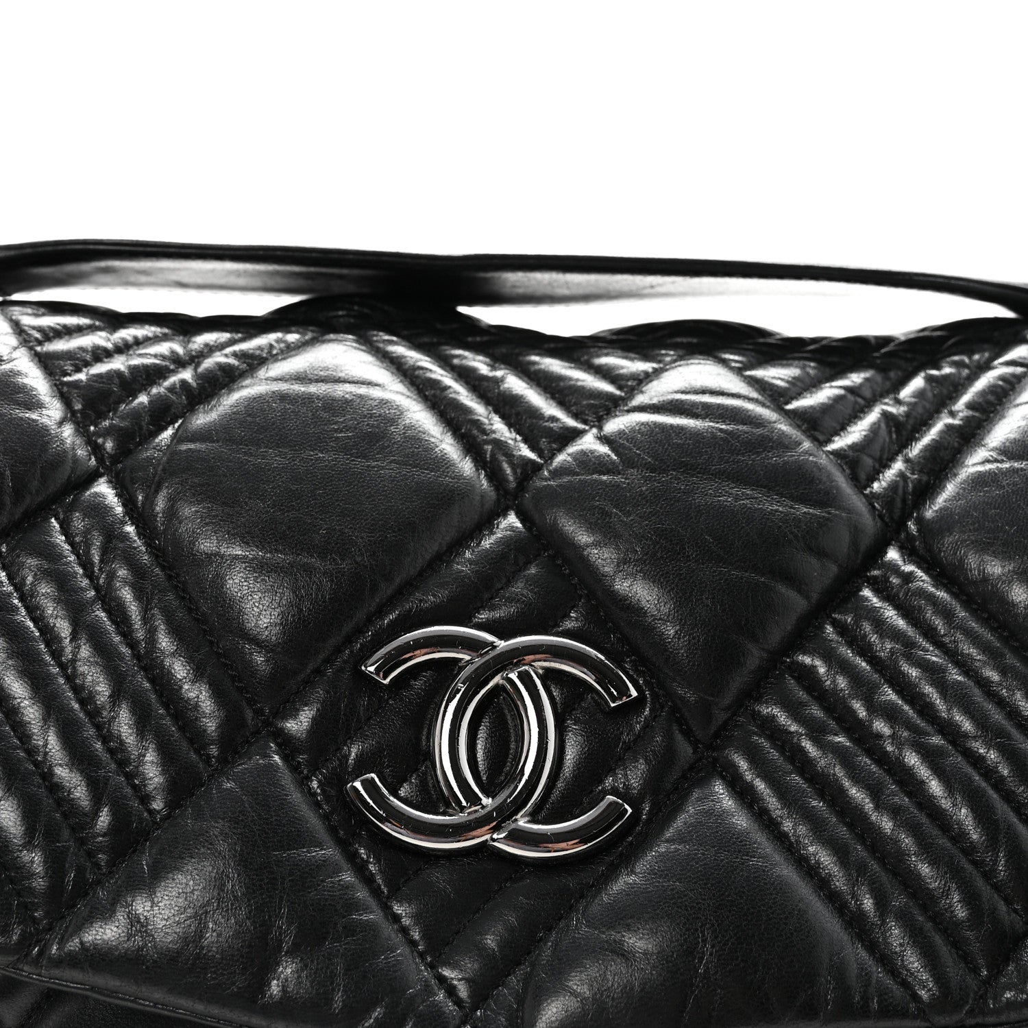 Chanel Lambskin In and Out XL Maxi Flap Black 8 of 10