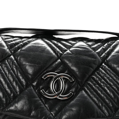 Chanel Lambskin In and Out XL Maxi Flap Black 8 of 10