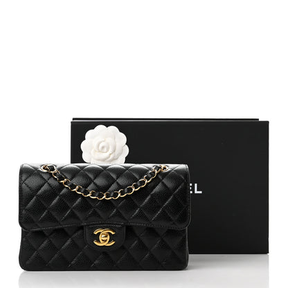 Chanel Caviar Quilted Small Double Flap Black 12 of 12