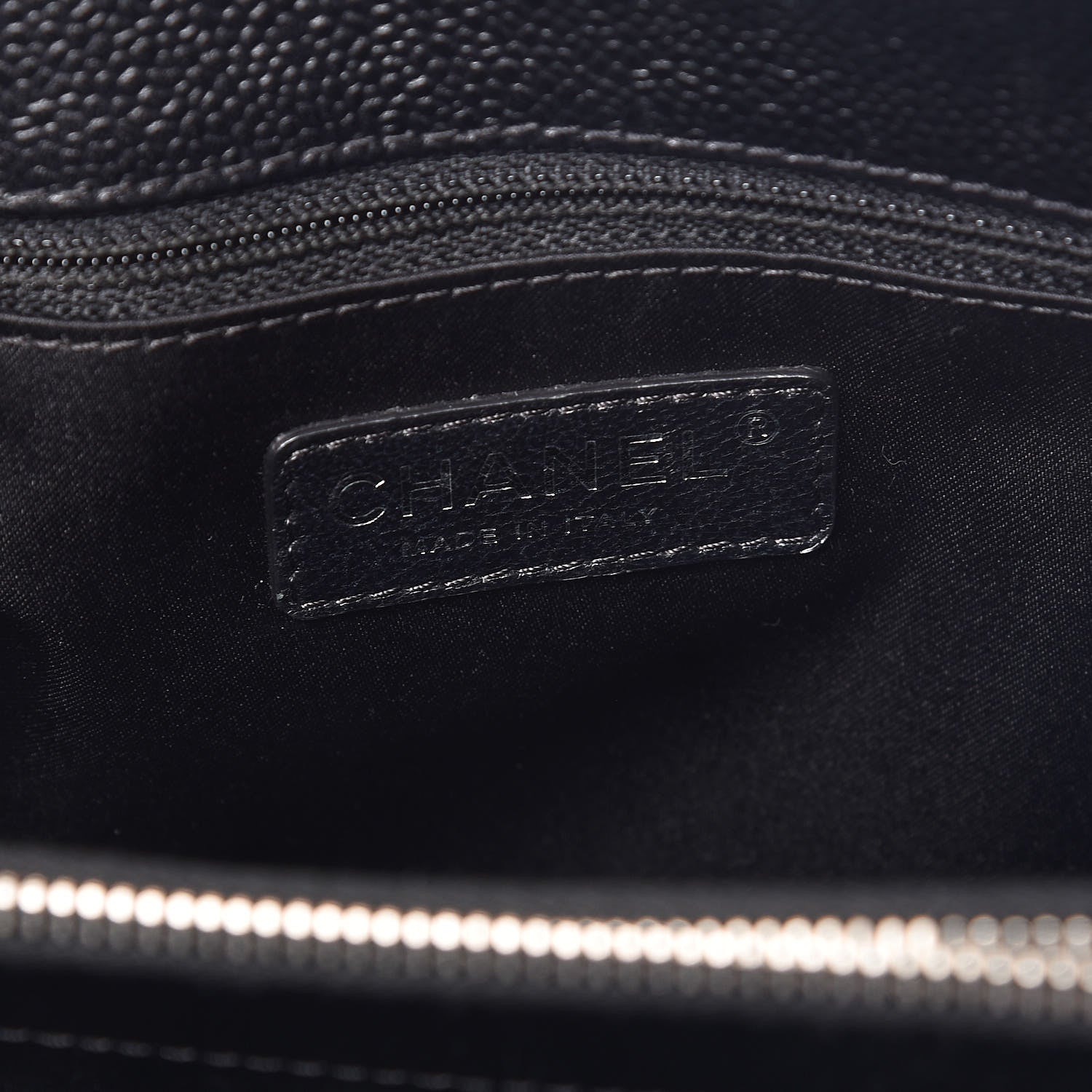 Chanel Caviar Quilted Grand Shopping Tote GST Black 6 of 12