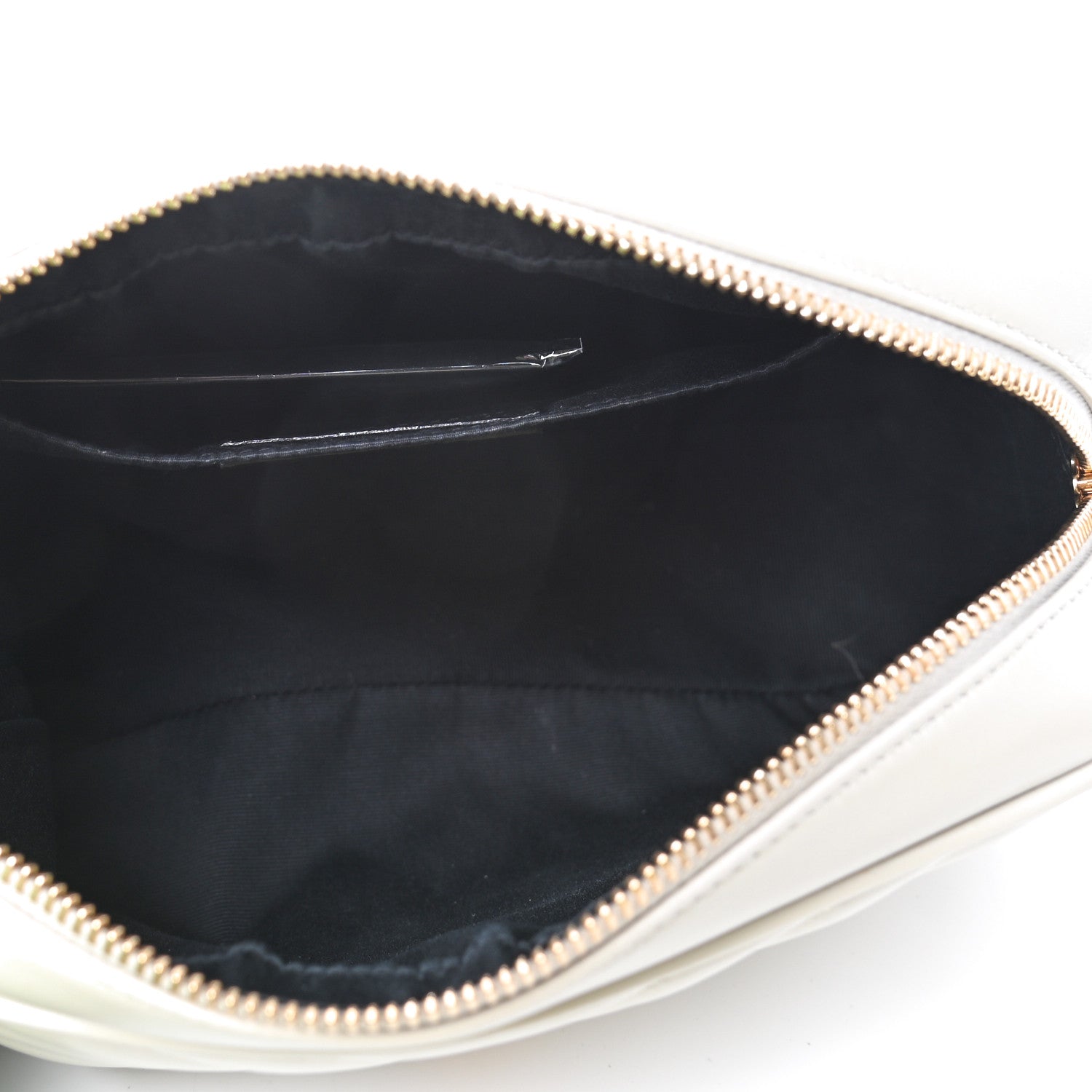 Saint Laurent Calfskin Matelasse Monogram Lou Camera Bag Crema Soft 4 of 4