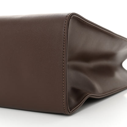 Telfar Vegan Leather Medium Shopping Bag Chocolate 10 of 11