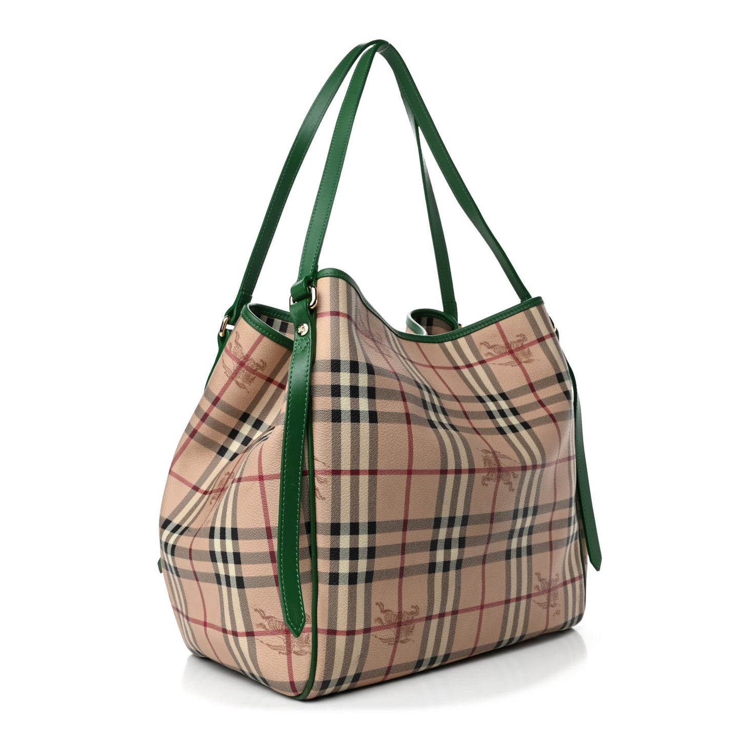 Haymarket Check Large Canterbury Tote Bright Emerald
