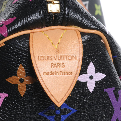 Louis Vuitton Monogram Multicolor Keepall 45 Black 5 of 7