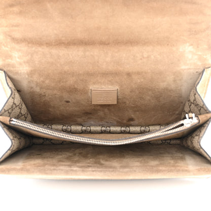 Gucci GG Supreme Monogram Small Dionysus Shoulder Bag Taupe 5 of 14