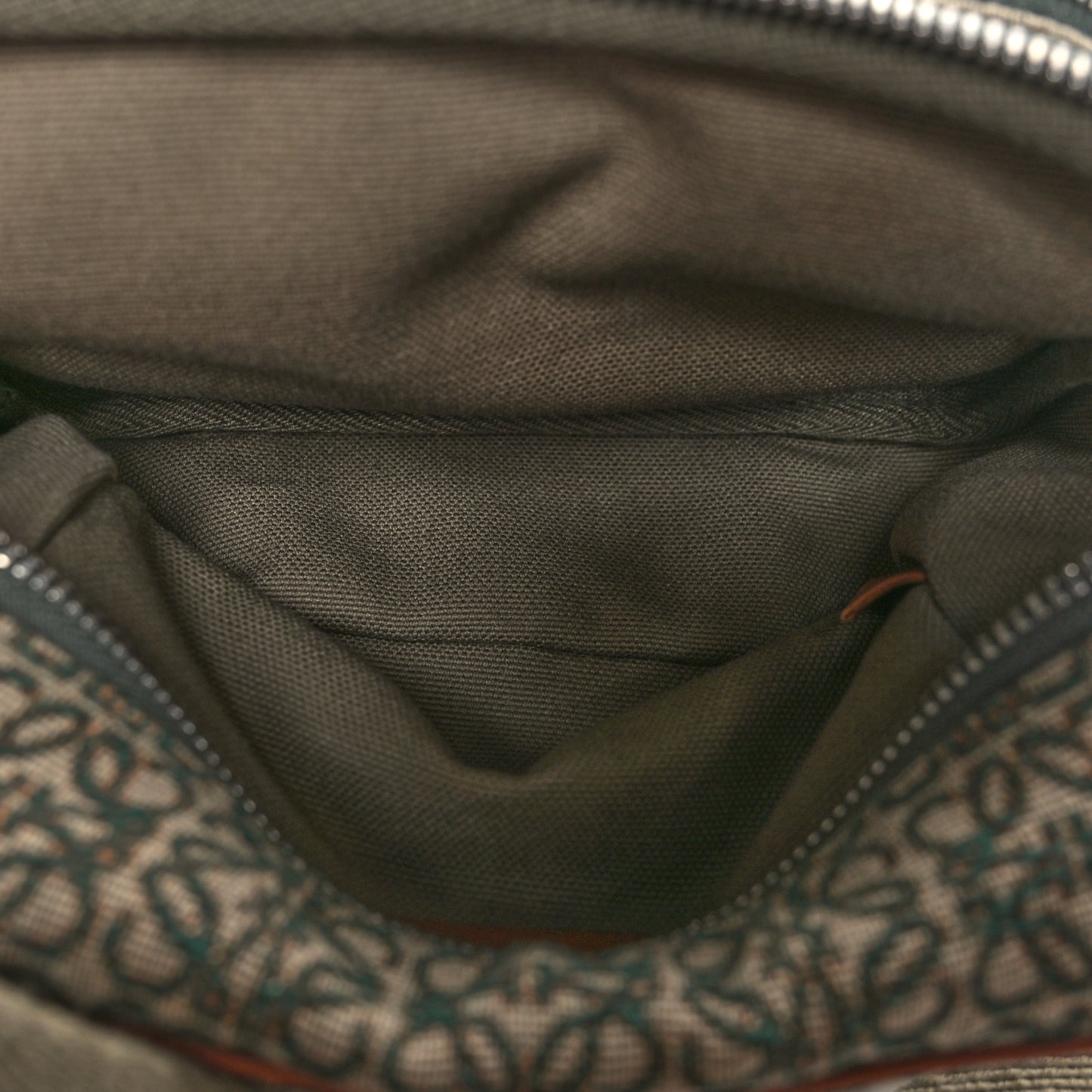 Jacquard Anagram Calfskin Mini Camera Bag Khaki Green Tan