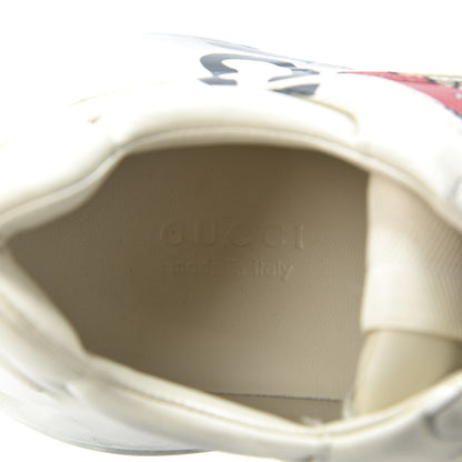 Gucci Calfskin Mouth Print Womens Rhyton Sneakers 36.5 Ivory 6 of 10