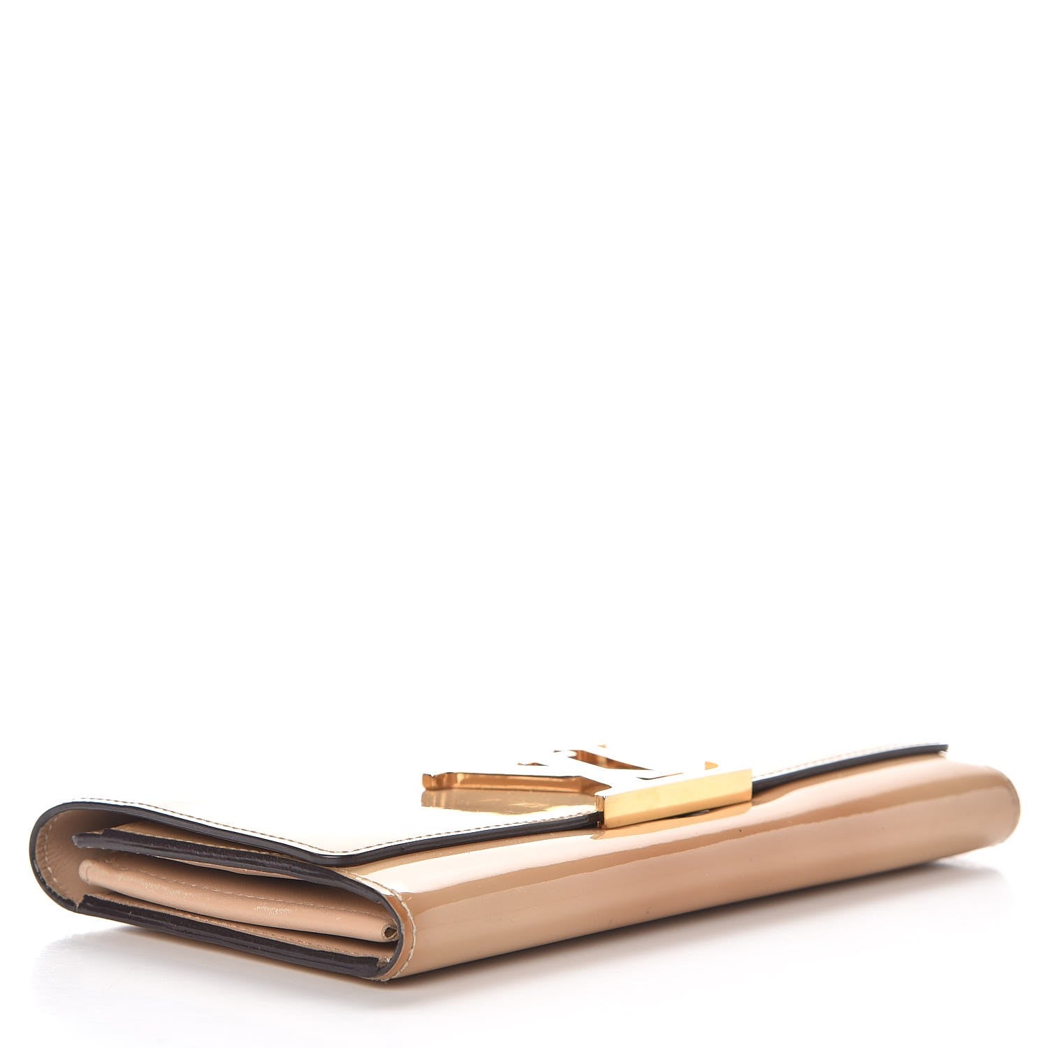 Louis Vuitton Patent Louise Clutch Nude 4 of 11