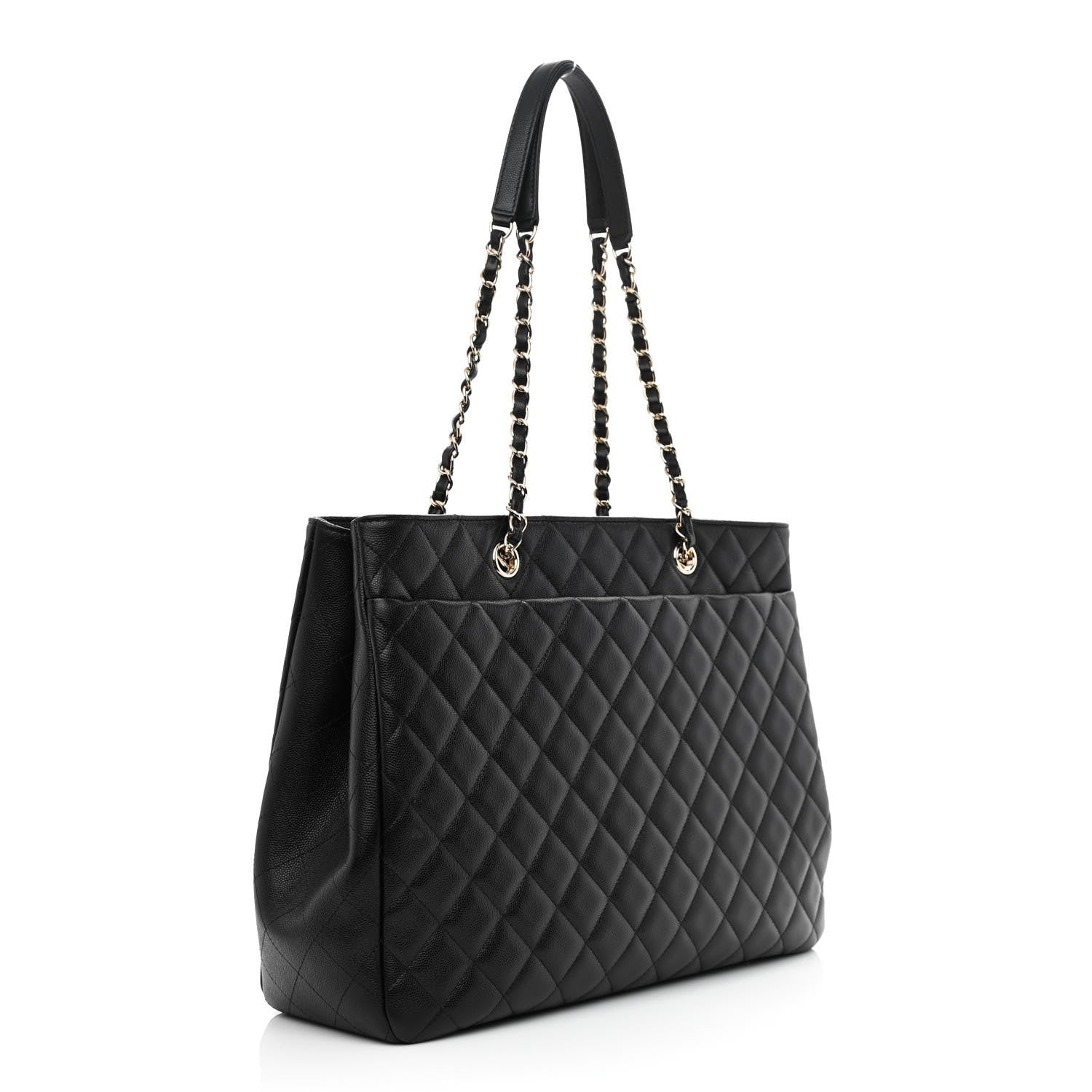 Chanel Caviar Quilted Large Shopping Tote Black 5 of 21