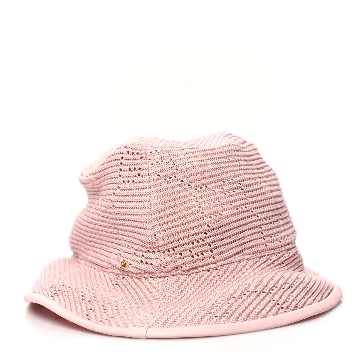 Cotton Crochet GG Monogram Bucket Hat M Pink