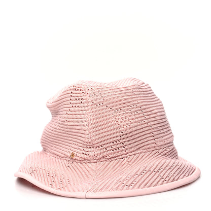 Gucci Cotton Crochet GG Monogram Bucket Hat M Pink 3 of 9