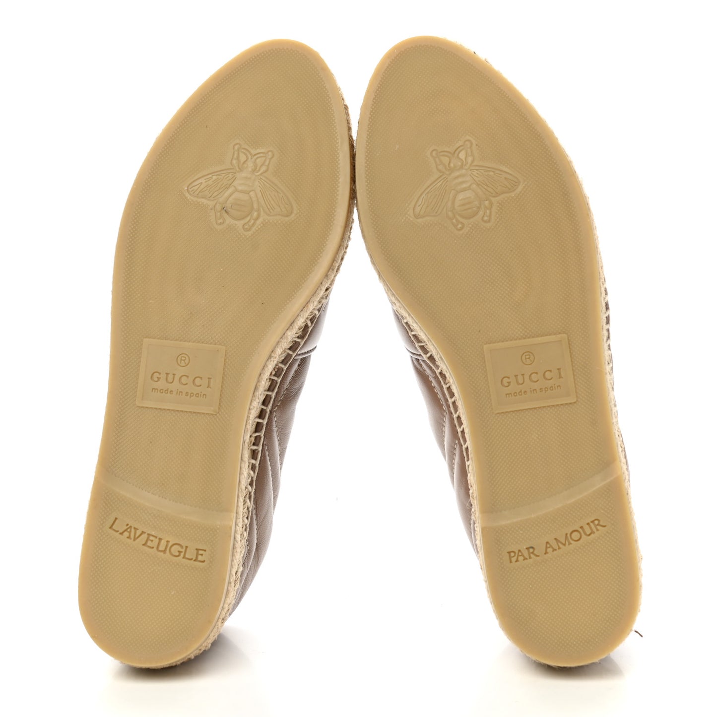 Nappa Matelasse GG Marmont Espadrilles 37.5 Porcelain Rose