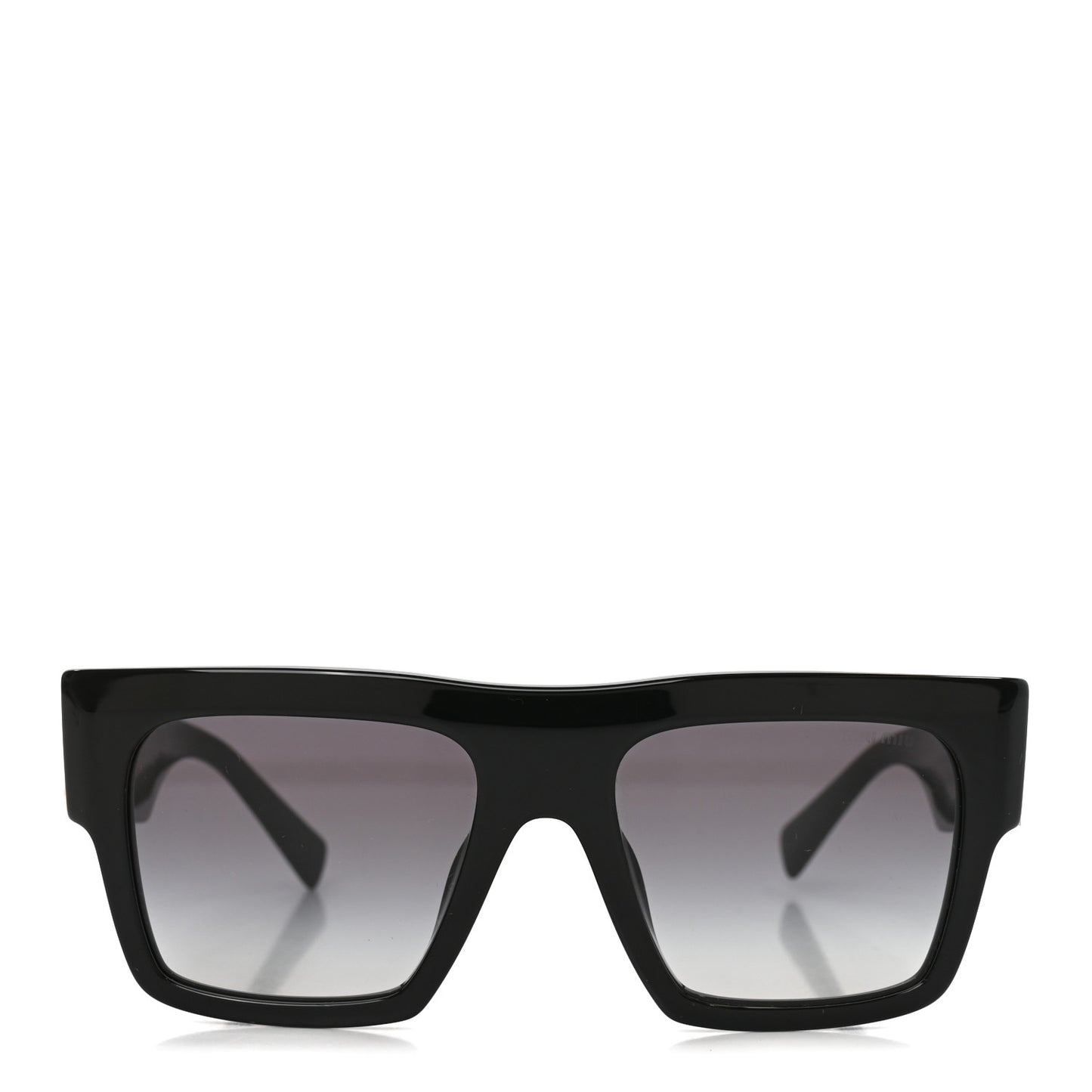 Acetate Rectangle Sunglasses SMU 10W Black