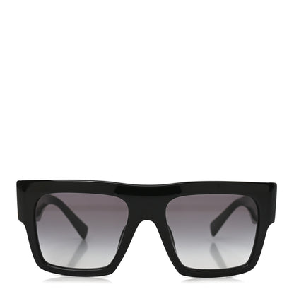 Miu Miu Acetate Rectangle Sunglasses SMU 10W Black 4 of 14